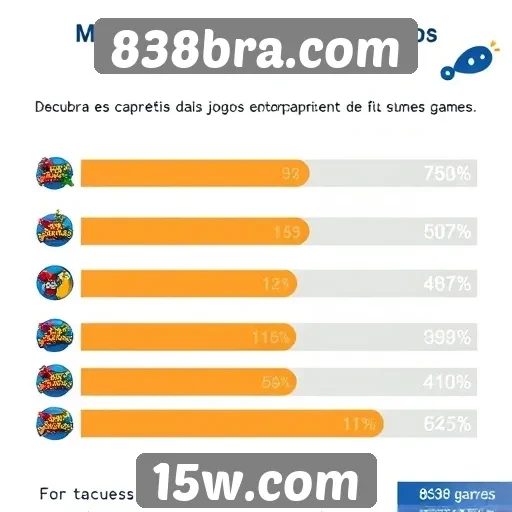 Estatísticas de jogos populares no 838bra